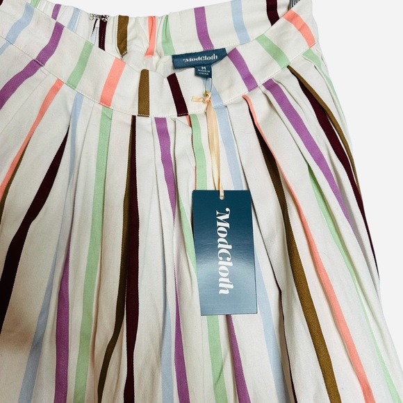 Modcloth Aspiration Creation A-Line Skirt Size M NEW - Picture 5 of 10